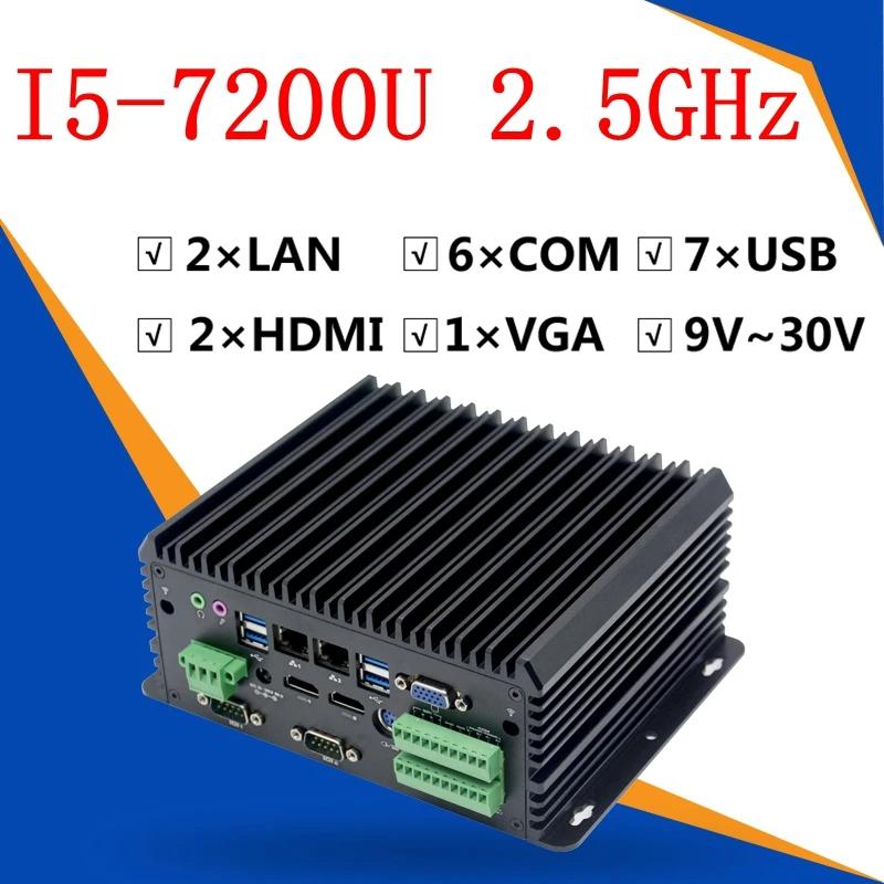  Corei5-7200U  ̴ PC, ߰ ݼ ũž ǻ,  10  , 2.5GHZ, 2*1000M Lan, 6 COM Rs232